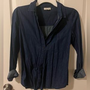 Forever 21 denim “flannel” style button down! Great condition!